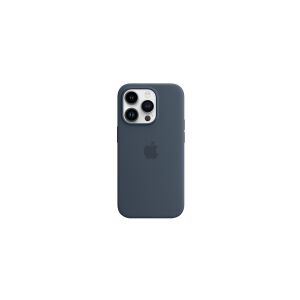 Apple - Bagsidecover til mobiltelefon - med MagSafe - silicone - stormblå - for iPhone 14 Pro