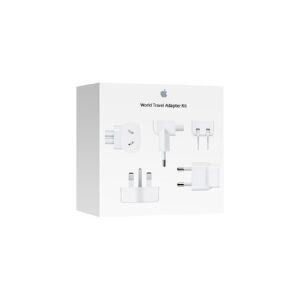 Apple World Travel Adapter Kit - Strømkontaktadaptersæt - for MacBook  MacBook Air (Midt 2019, Sent 2018), with Retina display  MacBook Pro