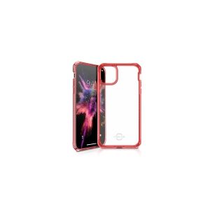 ITSKINS HYBRID CLEAR cover til iPhone 11 Pro / XS / X®. Rød og gennemsigtig