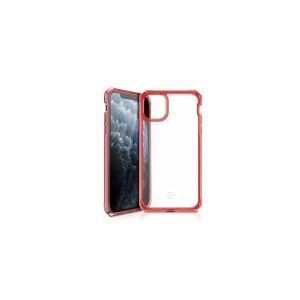 ITSKINS HYBRID CLEAR cover til iPhone 11 Pro Max / XS Max®. Rød og gennemsigtig