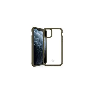 ITSKINS HybridSolid, Cover, Apple, iPhone 11 Pro Max, 16,5 cm (6.5), Kaki, Transparent