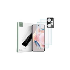 Tech-Protect Hærdet glas + til kameralinser Tech-Protect Supreme Set Xiaomi Redmi Note 12 LTE Clear [2+1 PACK]