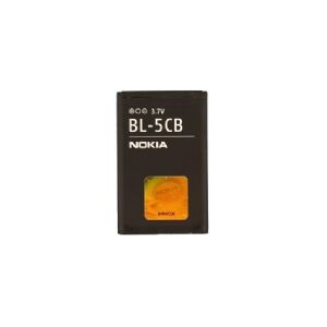 Nokia BL-5CB, Batteri, Sort, Lithium-Ion (Li-Ion), 800 mAh, 3,7 V, Nokia