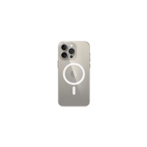 Apple - Bagsidecover til mobiltelefon - MagSafe-kompatibilitet - polykarbonat - klar - for iPhone 15 Pro Max