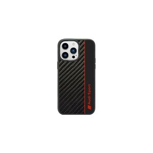 DefaultBrand Audi Carbon Fiber iPhone 14 Pro Max 6.7 czarny/black hardcase AUS-TPUPCIP14PM-R8/D1-BK