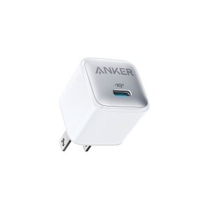 Anker Nano pro series 5 511 - Strømforsyningsadapter - nano pro - 20 Watt - 3 A - IQ 3.0 (24 pin USB-C) - aurorahvid