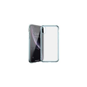 ITSKINS NANO // ICE - Bagsidecover til mobiltelefon - polykarbonat, termoplastisk polyuretan (TPU), Impacthane - gennemsigtig, lyseblå, Krystalklar - 6.1 - for Apple iPhone XR