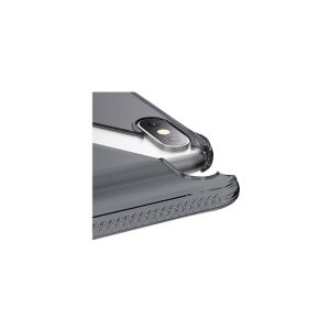ITSKINS NANO // GEL Zero Gel - Bagsidecover til mobiltelefon - termoplastisk polyuretan (TPU), Impacthane - sort, gennemsigtig - 6.5 - for Apple iPh