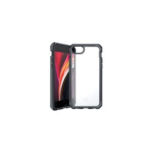 ITSKINS Level 3 Supreme // Clear - 2019 Edition - bagsidecover til mobiltelefon - polyetylen tereftalat (PET), termoplastisk polyuretan (TPU) - gennemsigtig, røgfarvet - for Apple iPhone 6, 6s, 7, 8, SE (2. generation)