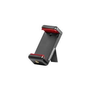 Manfrotto Universal Smartphone Clamp with ¼ thread connections - Holder for mobiltelefon - sort