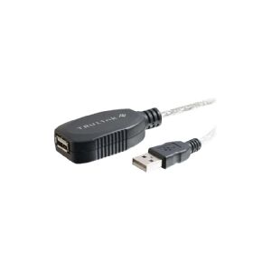 C2G TruLink USB 2.0 Active Extension Cable - USB forlængerkabel - USB (hun) til USB (han) - USB 2.0 - 12 m - aktiv - hvid