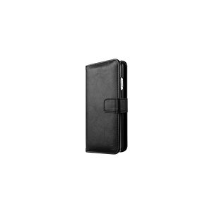 ITSKINS Wallet Book - Flipomslag til mobiltelefon - kunstig læder - sort - for Apple iPhone 6s