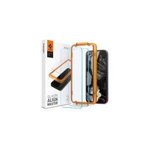 Spigen GLAS.tR Align Master, Google, Pixel 8a, Ridseresistent, Transparent, 2 stk