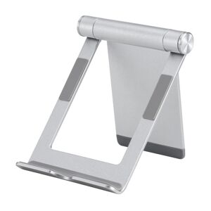 Deltaco Aluminium Bordholder - Telefon Og Tablet - Sølv