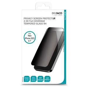 Deltaco Iphone 15 Privacy Skærmbeskyttelse