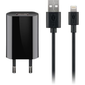 Goobay Apple Lightning Usb Oplader - 1a/5w - 1 M - Sort