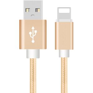 Apple Stofbeklædt Lightning Usb Kabel - Guld - 3 M