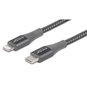 Delock Usb-C Pd Til Lightning Kabel - Mfi - Grå - 2 M