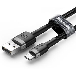 Apple Baseus Premium Lightning Usb Kabel - Sort - 2.4a - 1 M