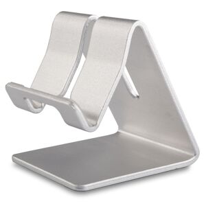 Universal Stand Til Smartphones/tablets - Aluminium - Sølv