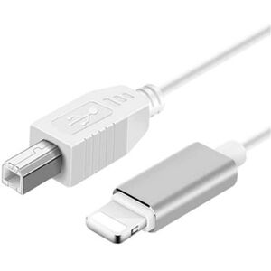 Apple Lightning Til Usb-B - Otg Kabel - Hvid - 1.5 M