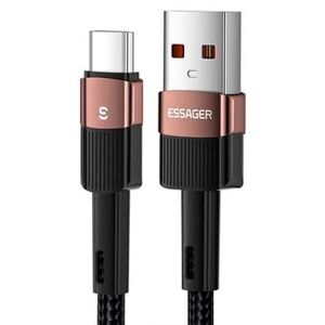 Usb-C 3.1 Til Usb-A 2.0 Fast Charge Kabel - 66w - Brun - 2 M