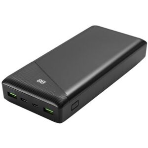 Deltaco Powerbank - 30.000 Mah - 2x Usb-A/1x Usb-C - 3a/18w - Sort