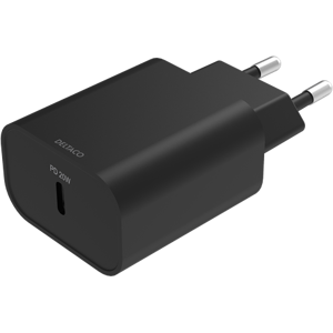 Deltaco 230v Usb-C Pd Oplader - 20w - Sort