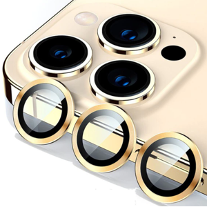Apple Kamera Beskytter Til Iphone 14 Pro/pro Max - Guld