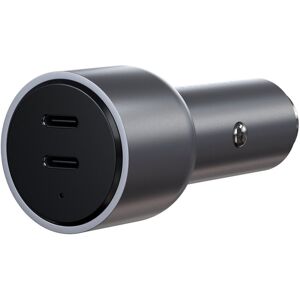 Satechi 12v 2x Usb-C Pd Biloplader - 40w - Grå