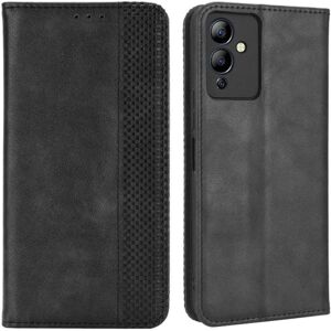 Generic Bofink Vintage Infinix Note 12i Læder Etui - Sort Black