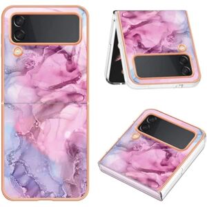 Generic Marble design Samsung Galaxy Z Flip3 5G cover - Rose Pink