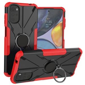 Generic Kickstand-cover med magnetisk plade til Motorola Moto E32 / G22 Red