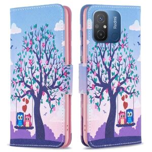 Generic Wonderland Xiaomi Redmi 12C Flip Etui - To Ugler Purple
