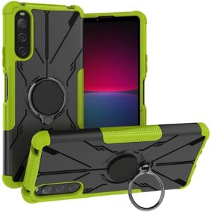 Generic Kickstand-cover med magnetisk plade til Sony Xperia 10 IV - Grøn Green