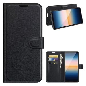 Generic Classic Sony Xperia 10 III Flip Etui - Sort Black