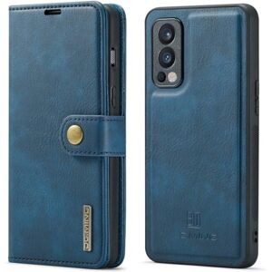 Generic DG.Ming OnePlus Nord 2 5G 2-in-1 Pung Etui - Blå Blue