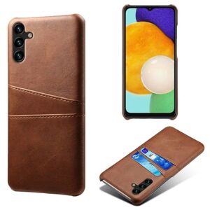 Generic Dual Card Etui Samsung Galaxy A14 - Brun Brown