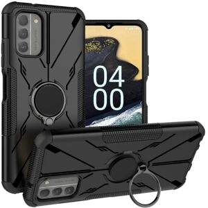 Generic Kickstand-cover med magnetisk plade til Nokia G400 - Sort Black