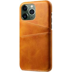 Generic Telefontaske iPhone 14 Pro Max 6,7 tommer To kortspor Stødsikker Orange