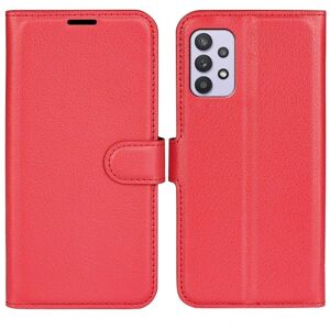 Generic Classic Samsung Galaxy A53 5G Flip Etui - Rød Red