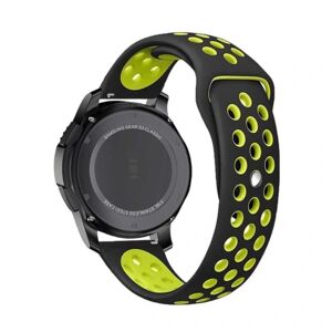 Generic Samsung Gear S3 erstatnings-urrem i Nylon og kanvas - Grøn/Sort Multicolor