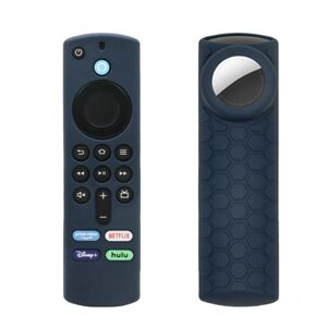 Generic 2-i-1 Amazon Fire TV Stick 4K (3.) / AirTag silikone cover - Mar Blue