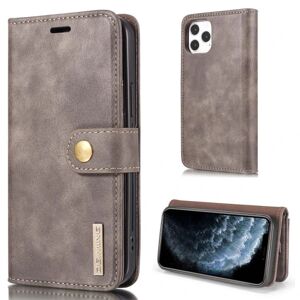 Generic DG.MING iPhone 13 2-i-1 etui med pung - Brun Brown