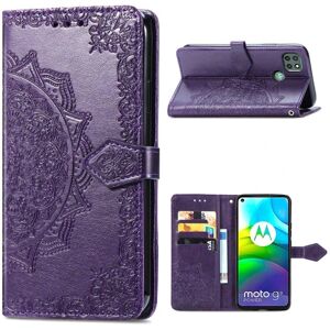 Generic Mandala Motorola Moto G9 Power Flip Etui - Lilla Purple