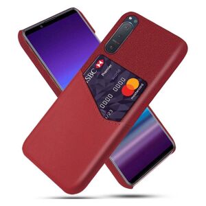 Generic Bofink Sony Xperia 5 Ii Card Cover - Rød Red