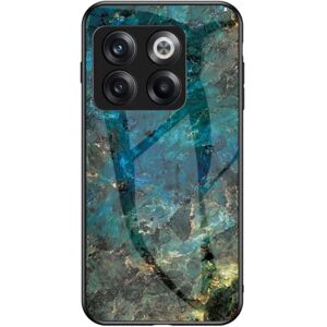 Generic Fantasy Marble OnePlus Ace Pro / 10t Cover - Smaragd Marmor Blue