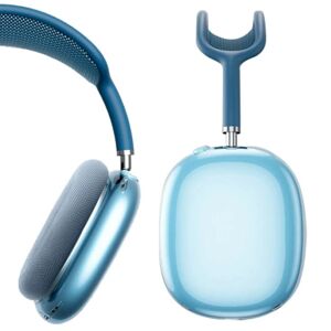 Generic Airpods Max headphone protective case - Transparent Blue Blue