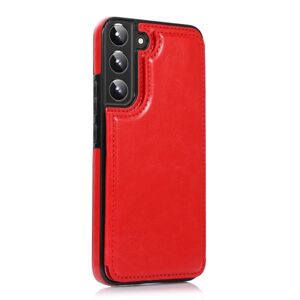 Nkobee Samsung Galaxy S22 - Stilfuldt cover med kortholder Röd