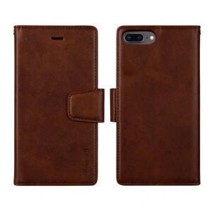 Hanman iPhone 6/6S Plus - Eksklusivt Dual Function Wallet Cover Brun